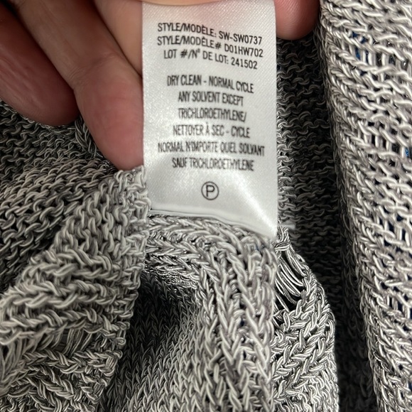 Helmut Lang Gray Blue Color Block Long Sleeve Sweater Size Small - Picture 6 of 7